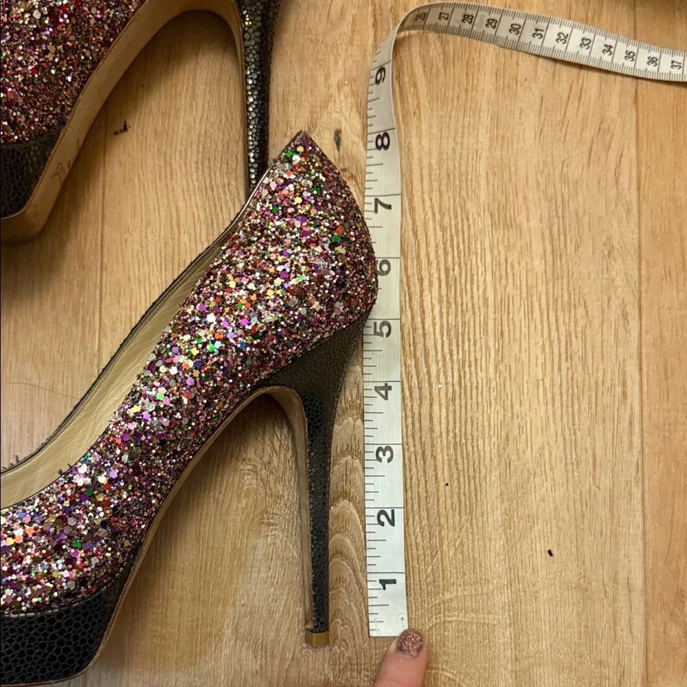 Jimmy Choo Cosmic Glitter Pumps - Picture 7 of 16